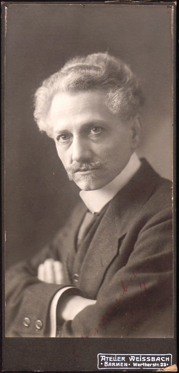 Portrait J.C.J. Ommerborn, Atelier Weisbach, Barmen, Wertherstr. 23