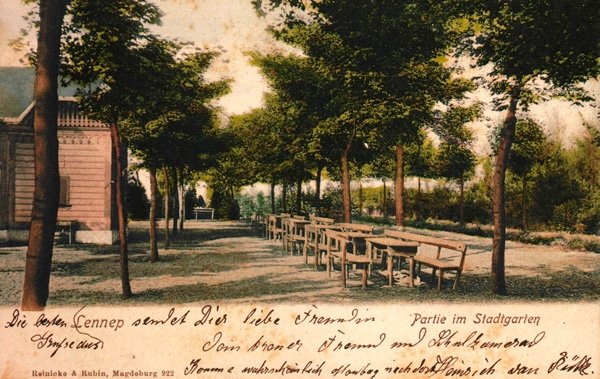 Weiterhin erwähnt Ommerborn auch Lenneper Parks, den Stadtwald und wie hier den früheren Stadtgarten zwischen Schwelmer und Hackenberger Straße